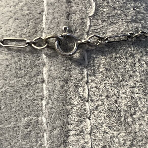 Vintage .925 Sterling Lucy Isaacs Aventurine Stars and Czech Glass Necklace - Picture 6 of 7